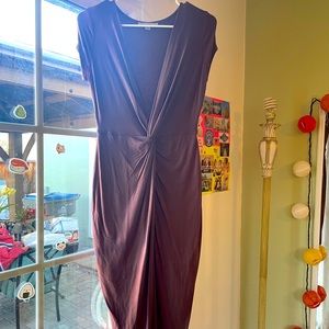 Maroon Maxi Dress